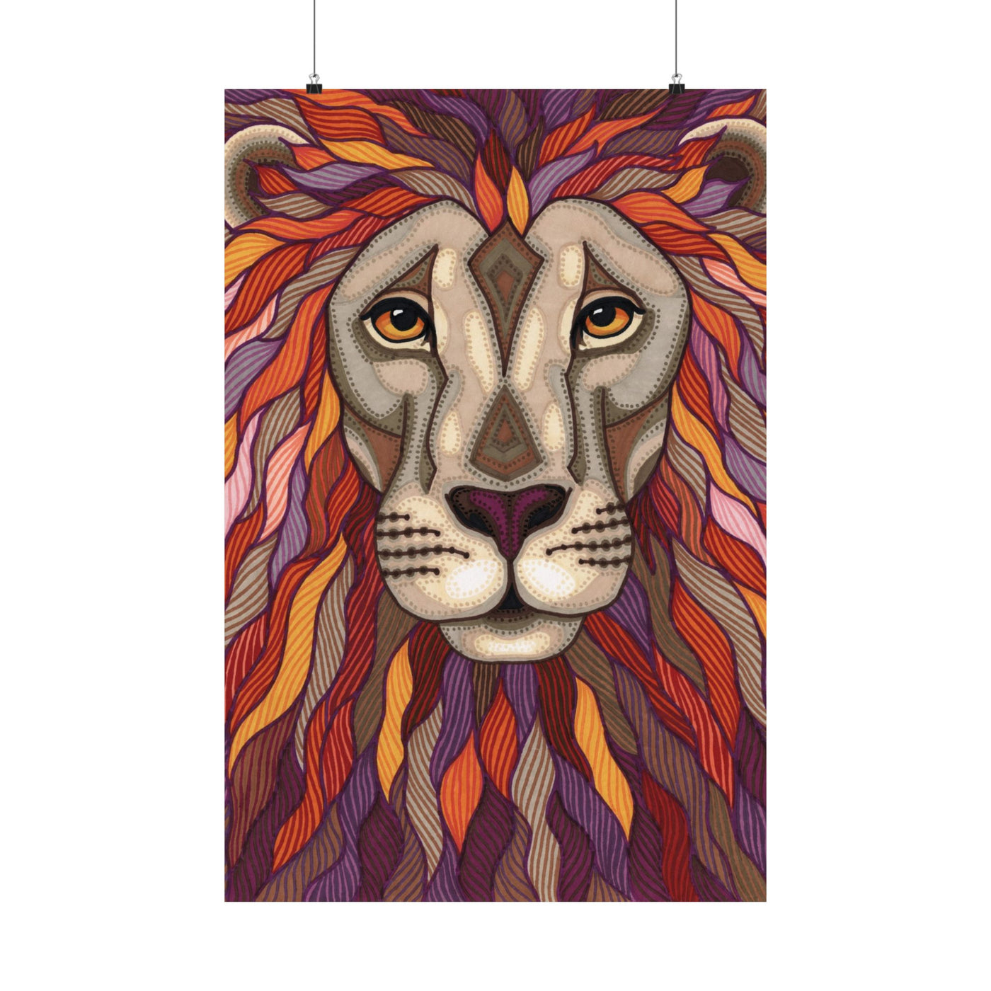 Lion Pride Poster Print