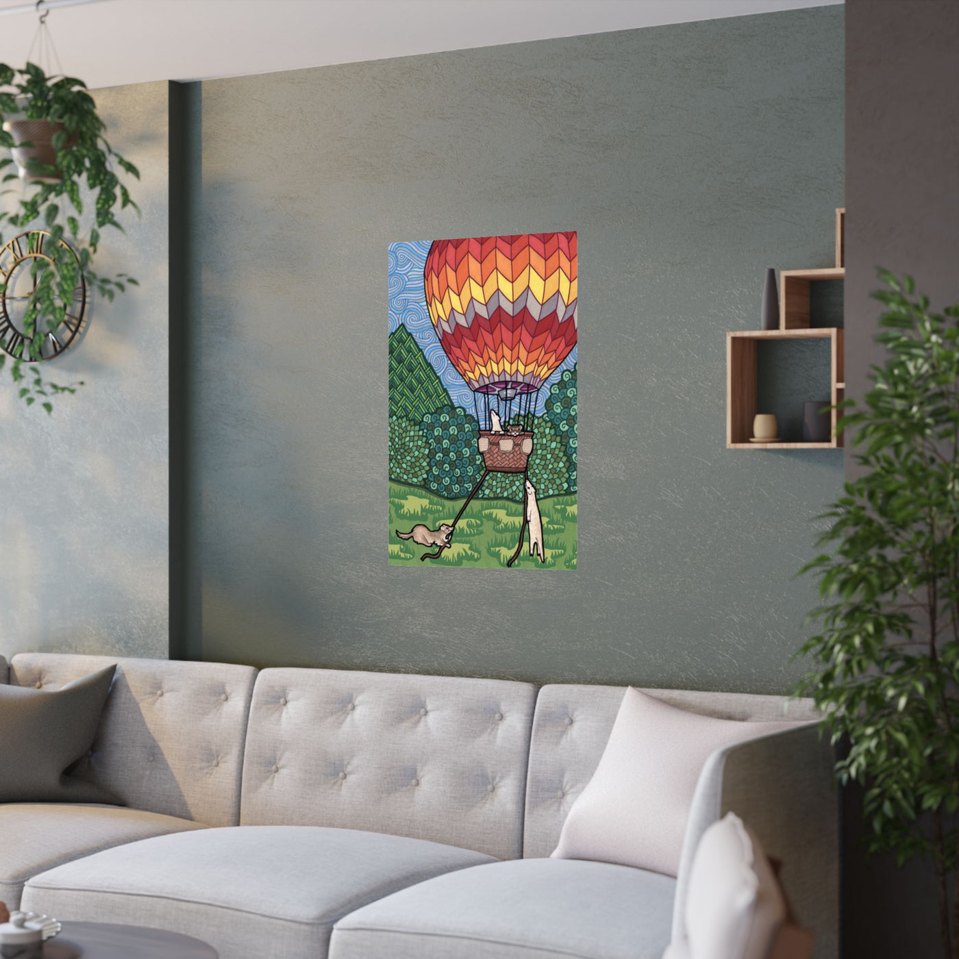 Ferret Flight Poster Print