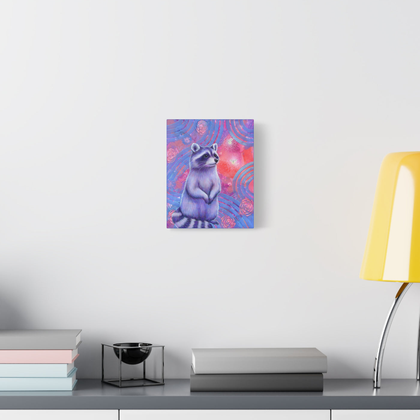 Curious Raccoon Canvas Print