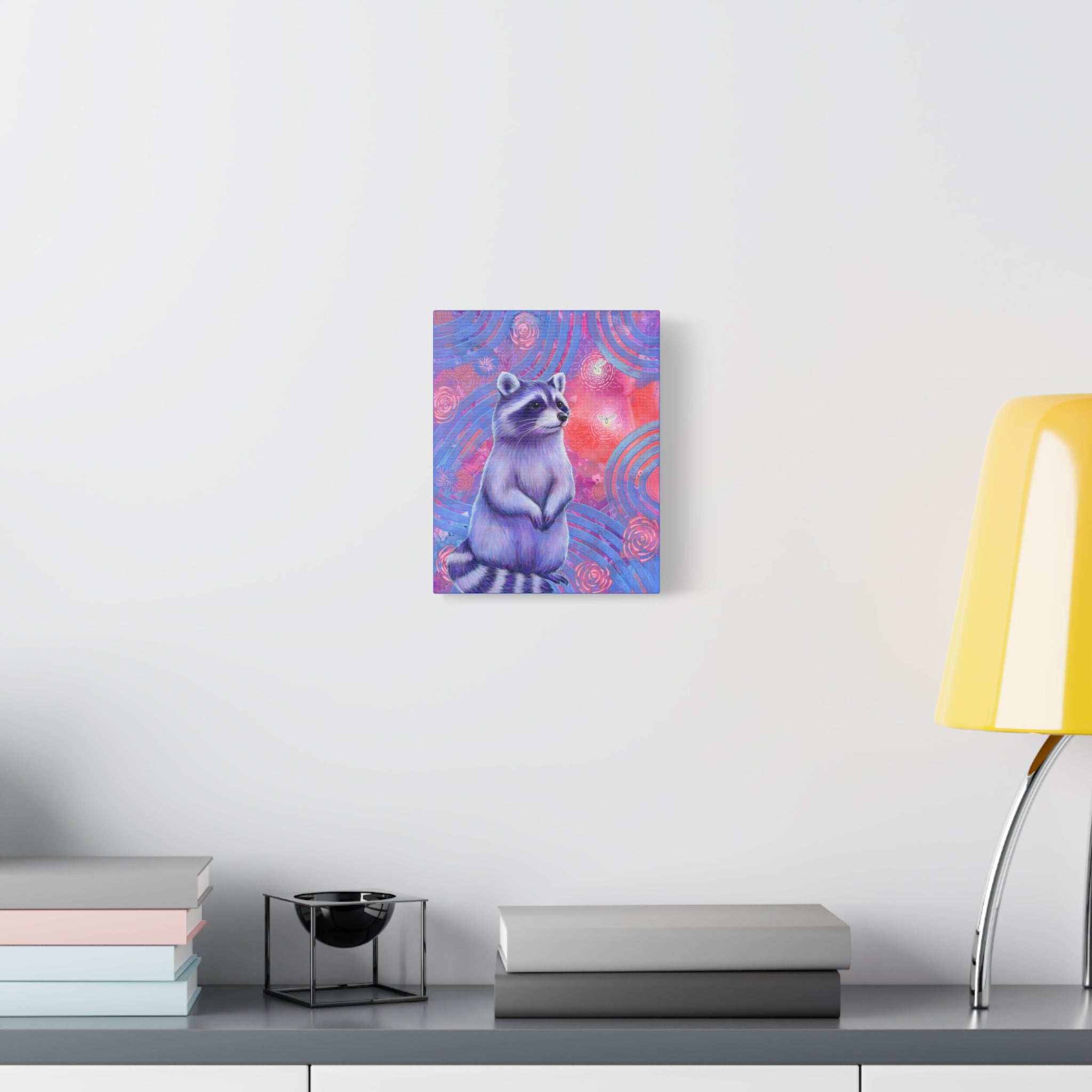 Curious Raccoon Canvas Print