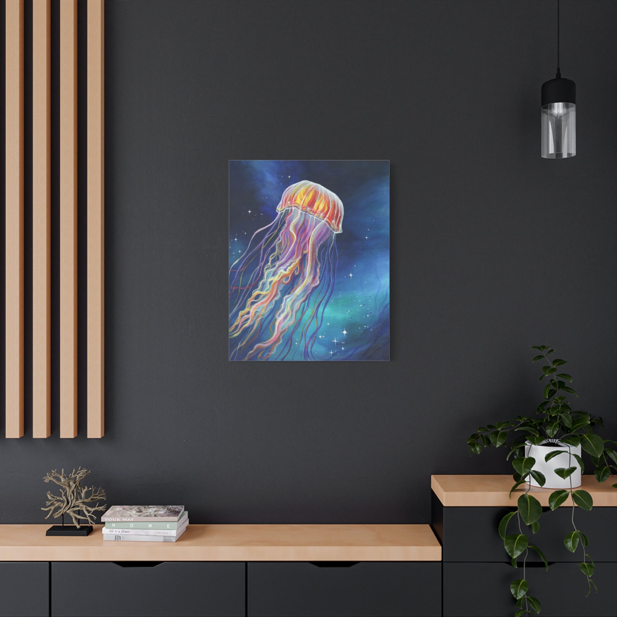 Ethereal Jellyfish Canvas Print