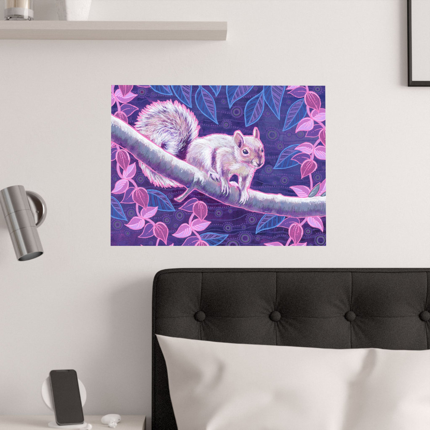 Shy Squirrel Poster Print