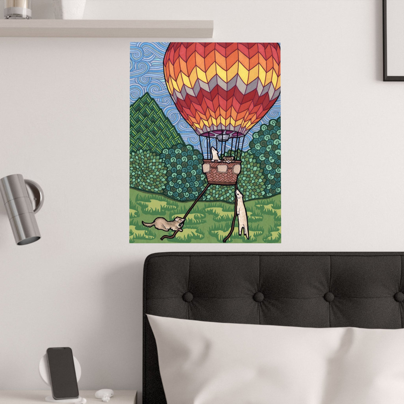 Ferret Flight Poster Print