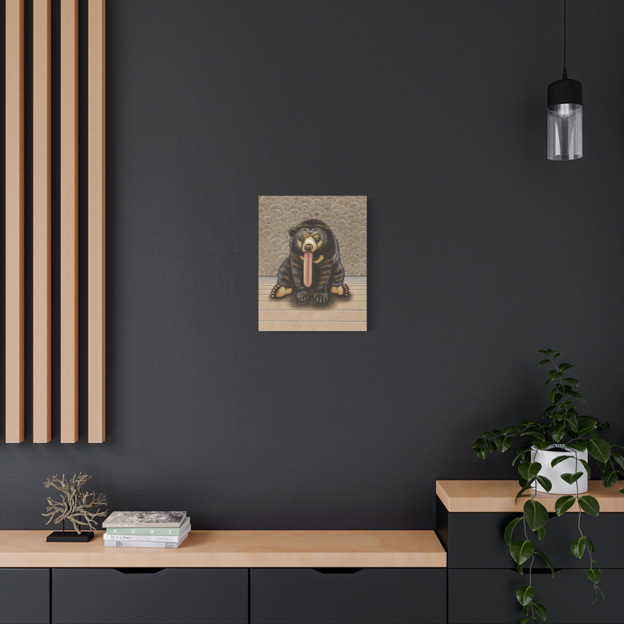 Sun Bear Canvas Print