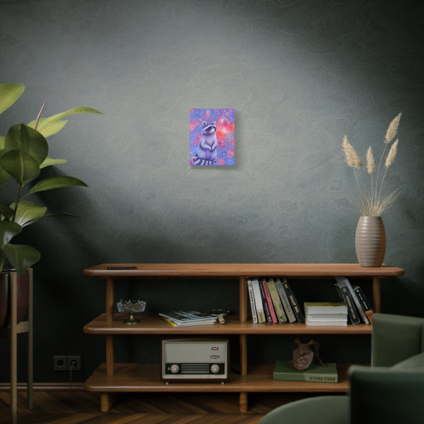 Curious Raccoon Canvas Print