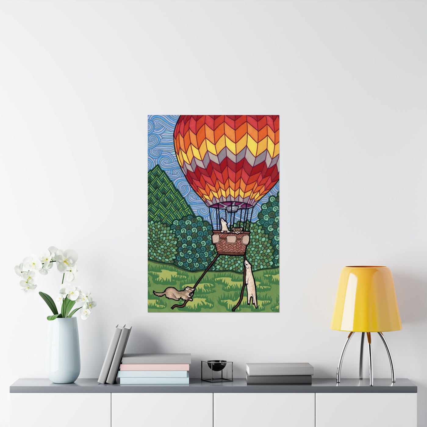 Ferret Flight Poster Print