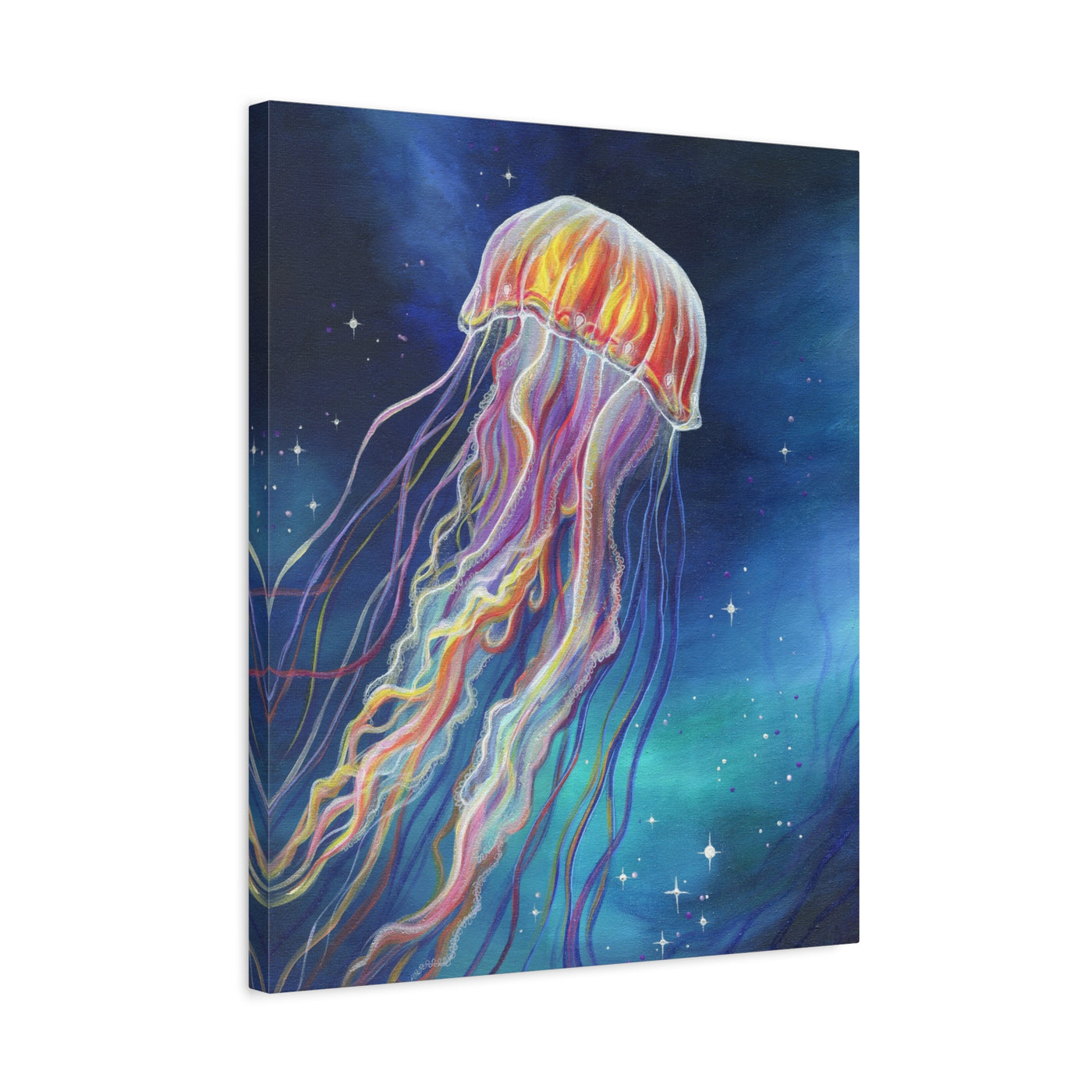 Ethereal Jellyfish Canvas Print