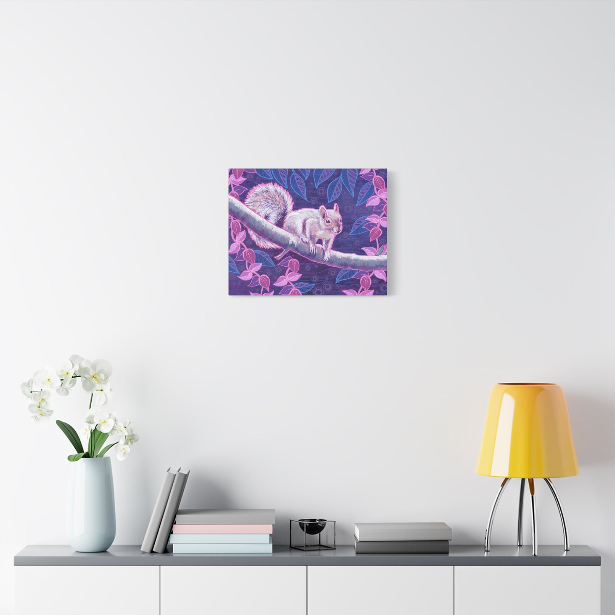 Shy Squirrel Canvas Print