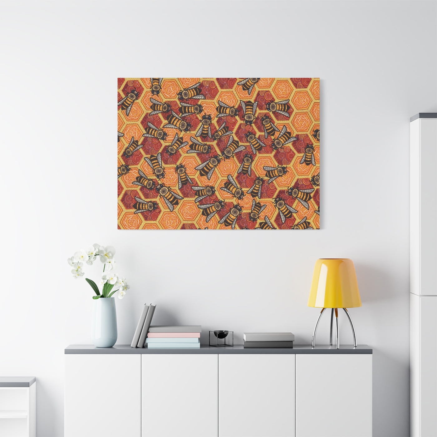 Honeycomb Harmony Canvas Print