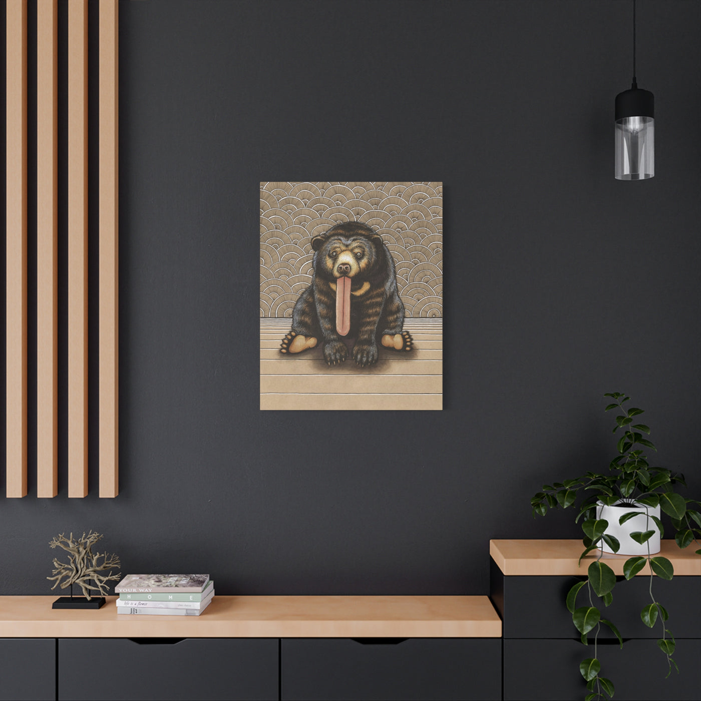 Sun Bear Canvas Print