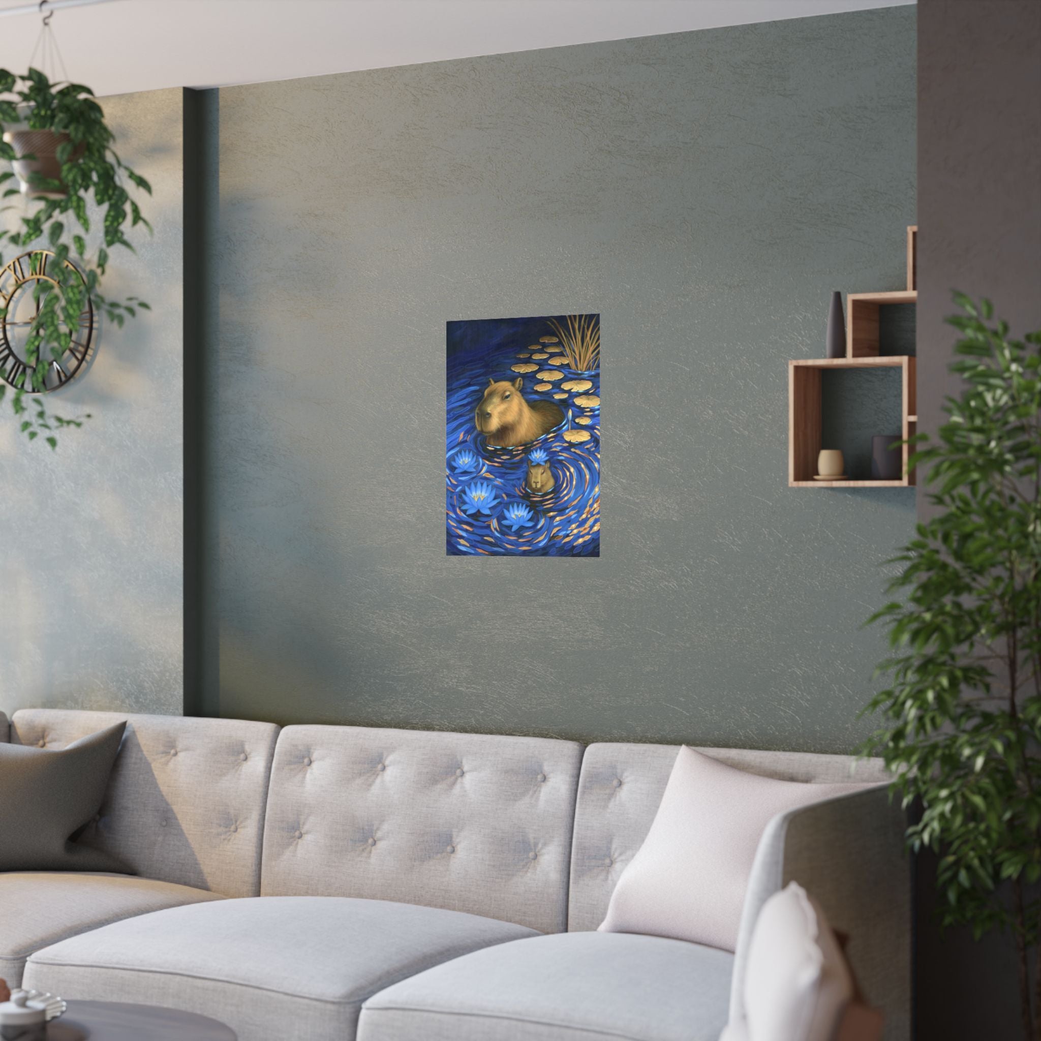 Capybara Dreams Poster Print