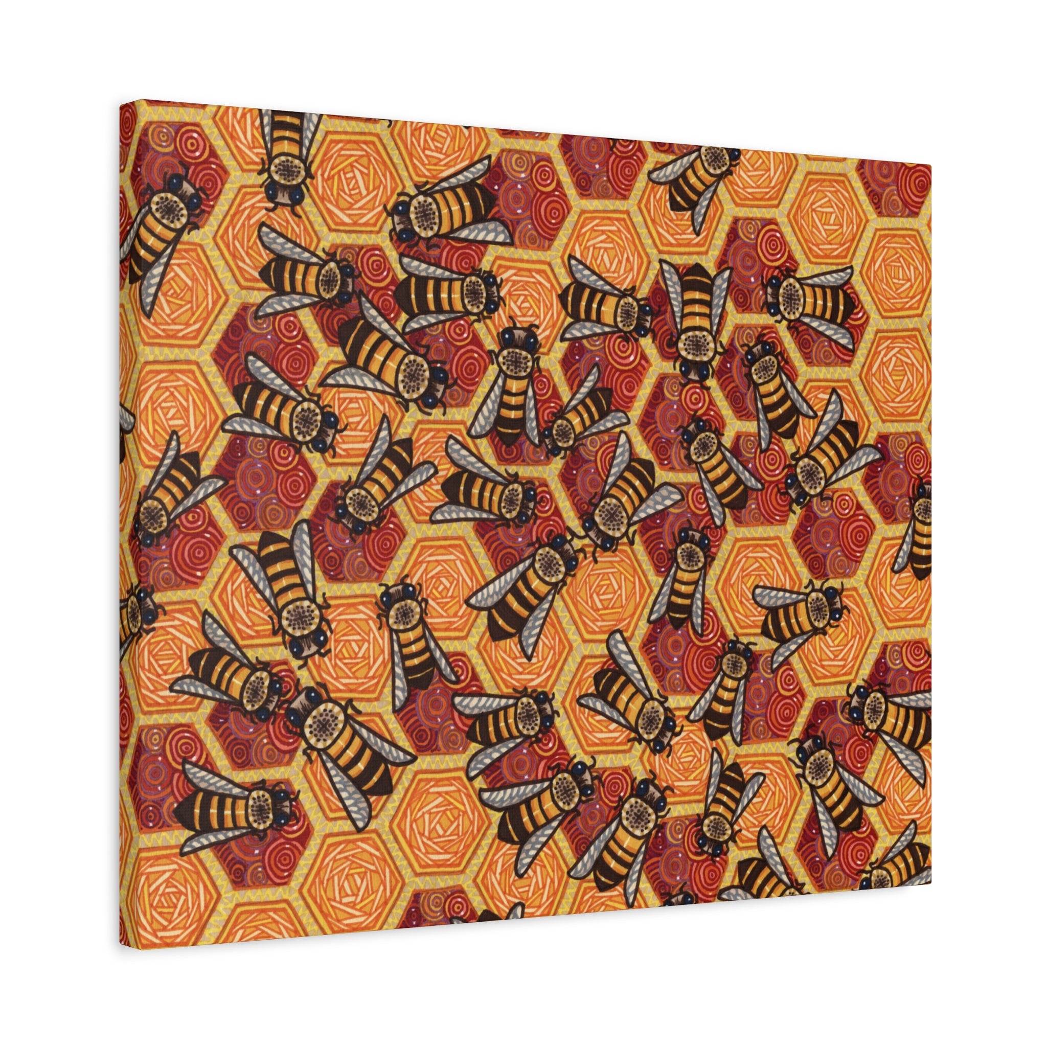 Honeycomb Harmony Canvas Print