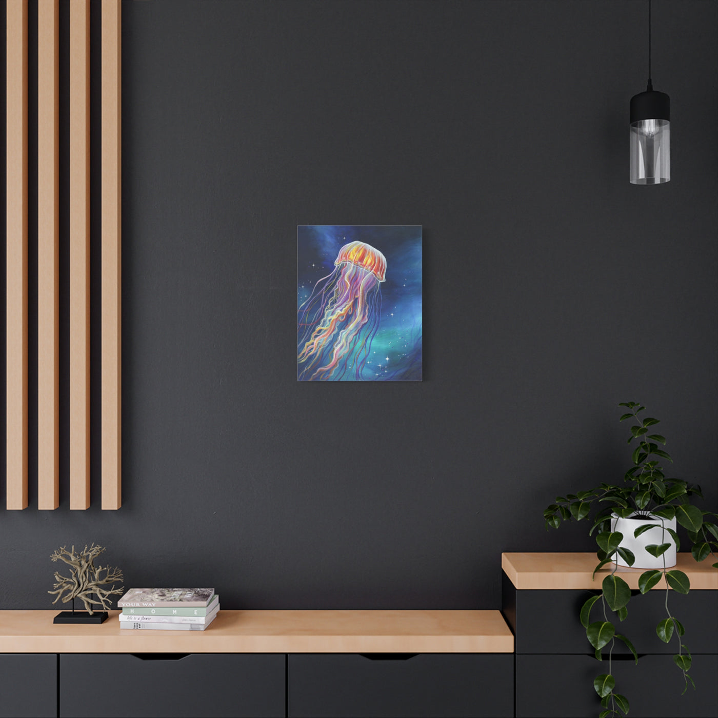 Ethereal Jellyfish Canvas Print