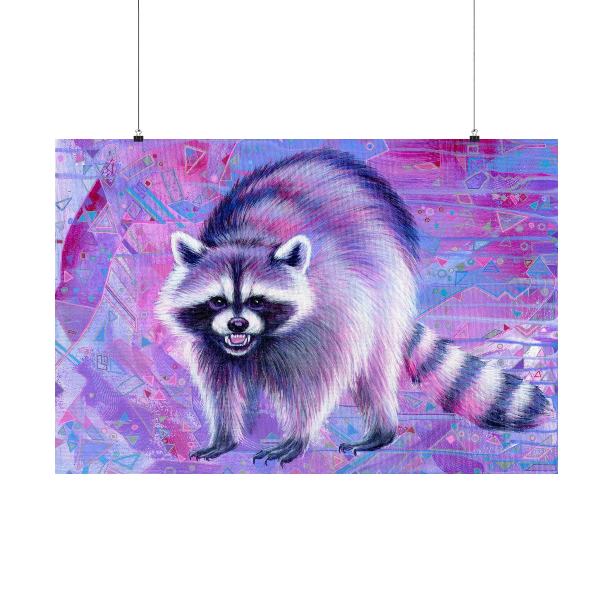 The Raccoon Poster Print