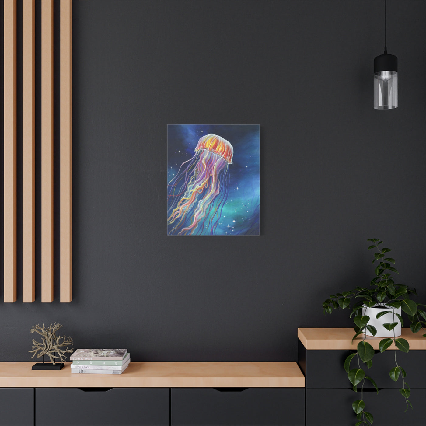 Ethereal Jellyfish Canvas Print