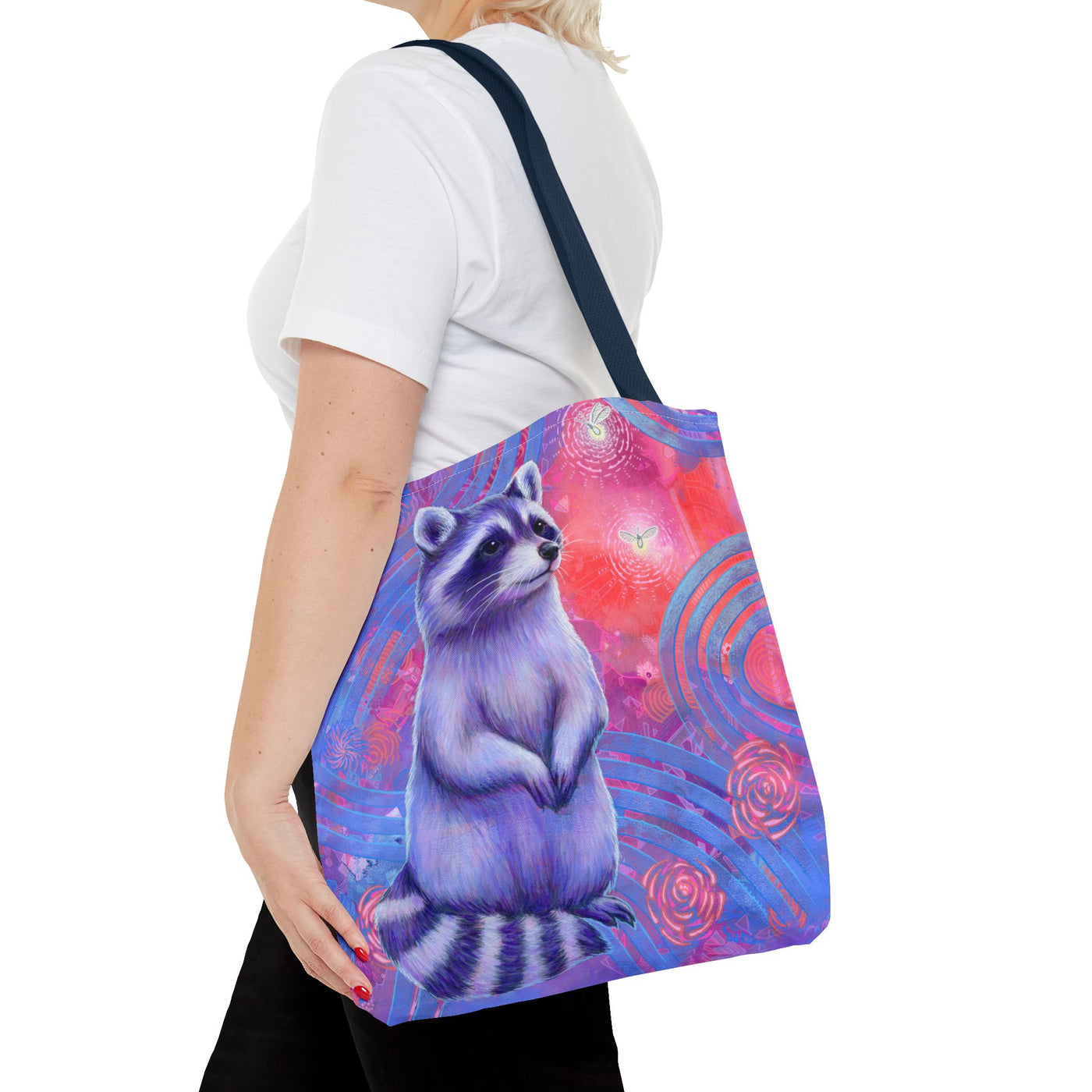 Curious Raccoon Tote Bag