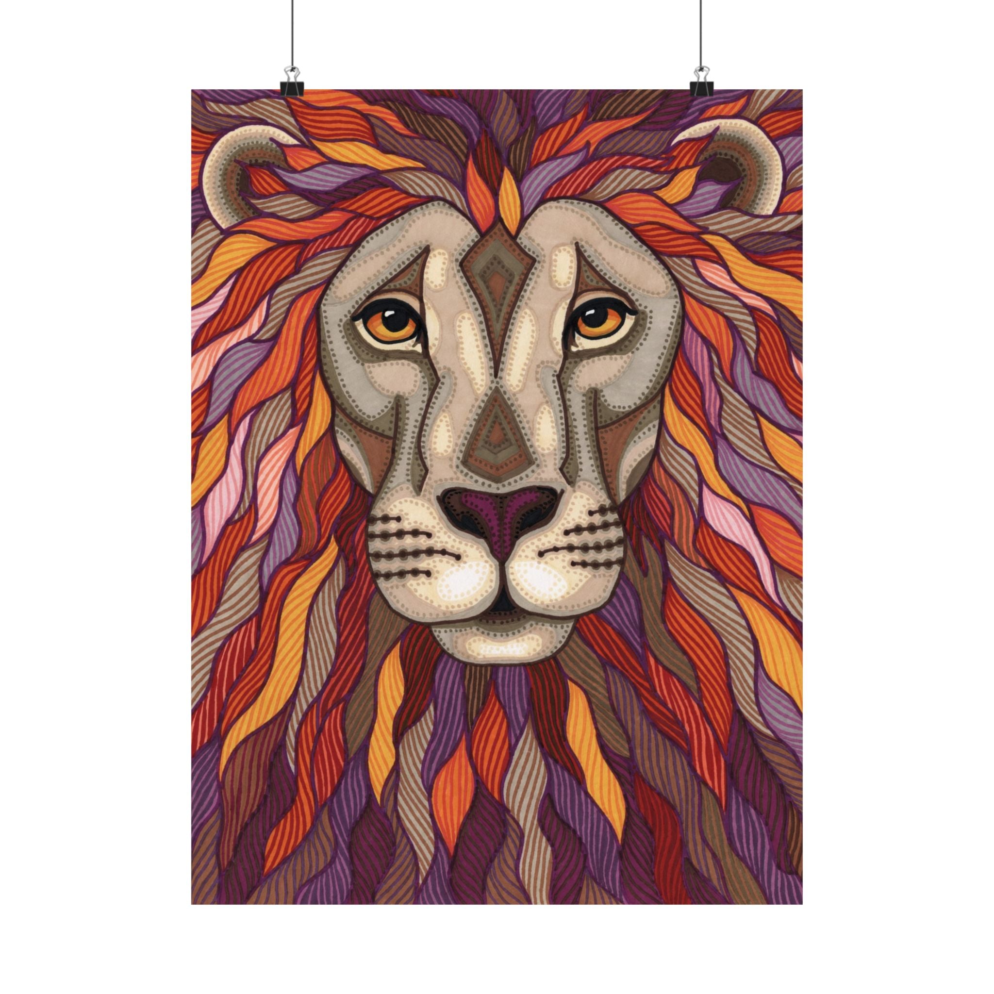 Lion Pride Poster Print