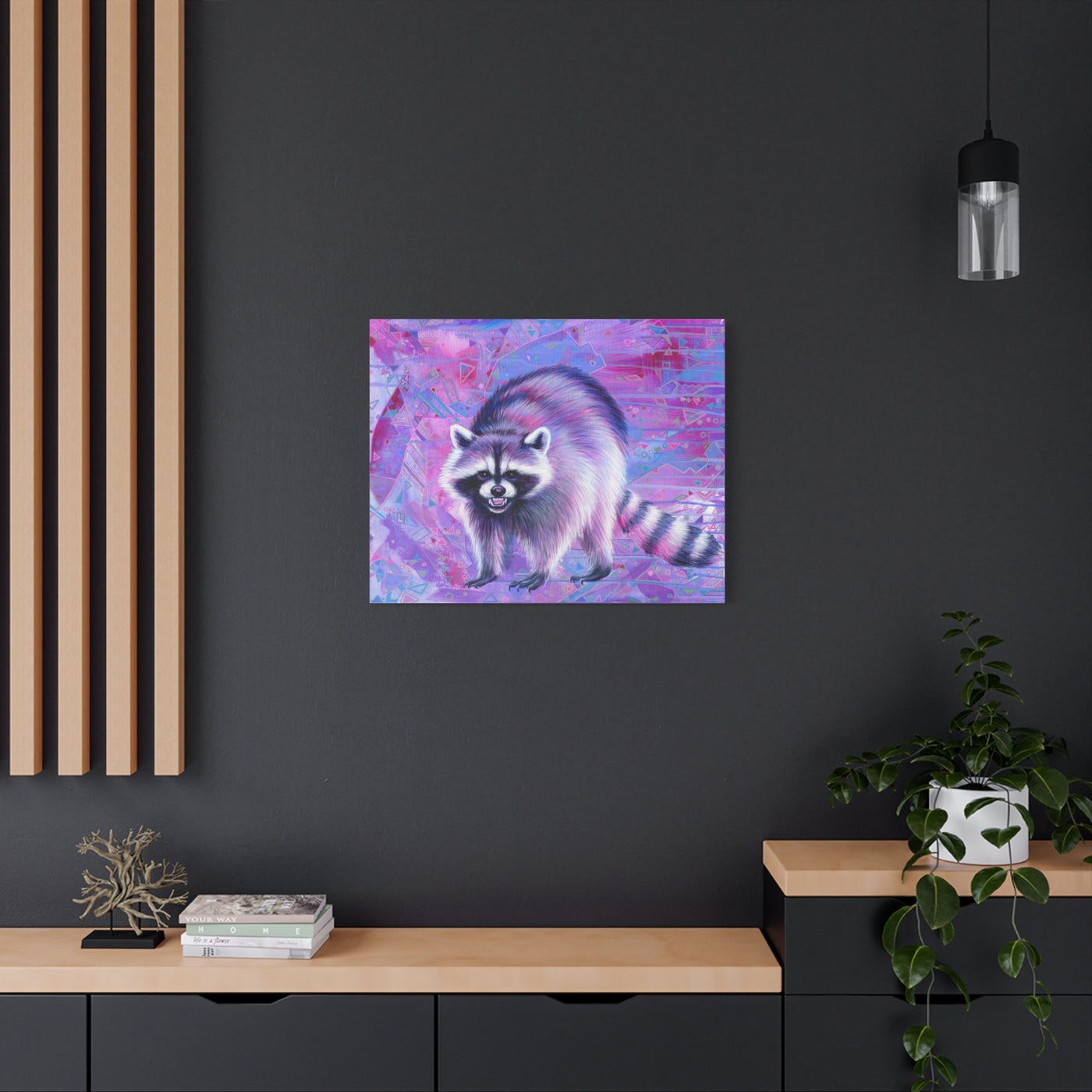 The Raccoon Canvas Print
