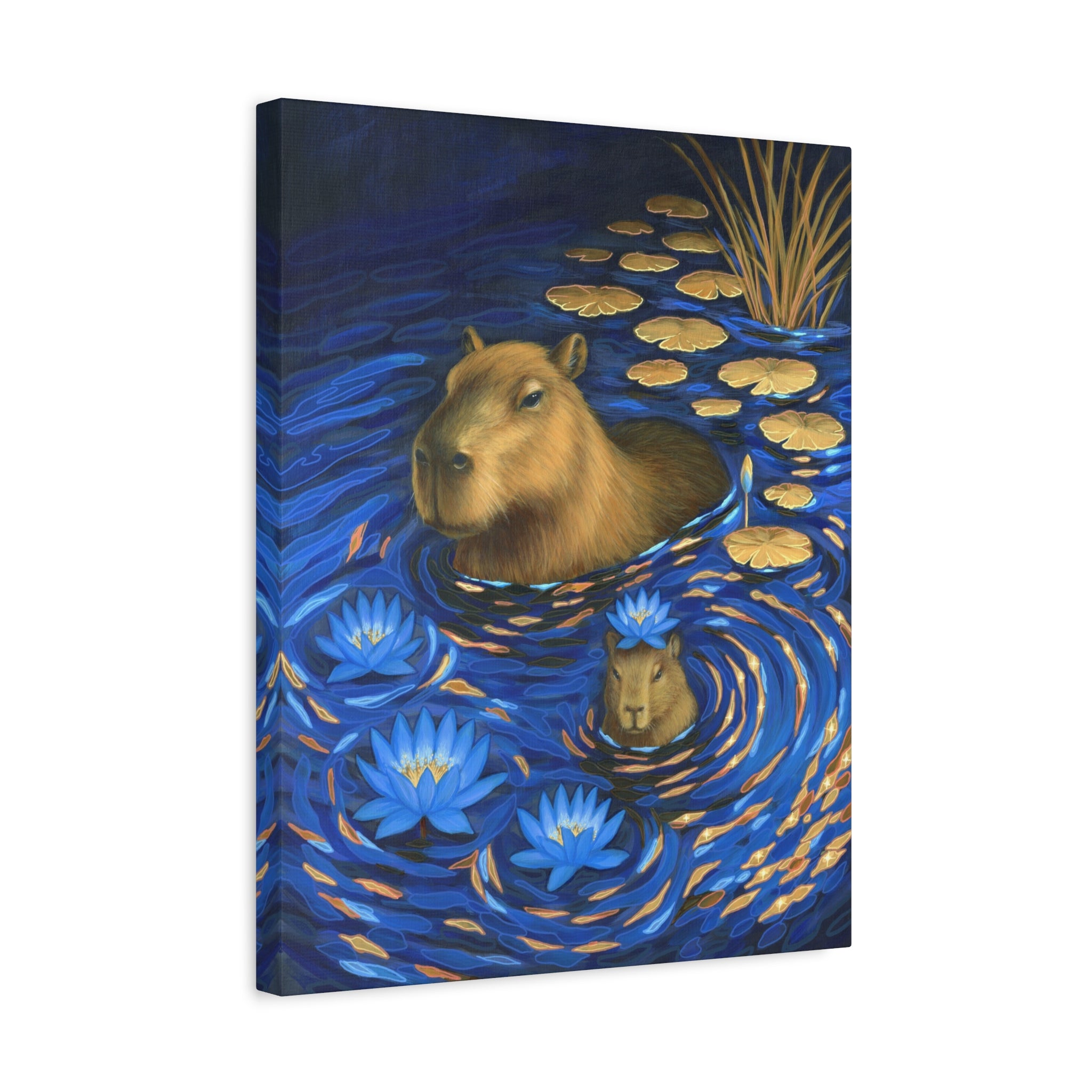 Capybara Dreams Canvas Print