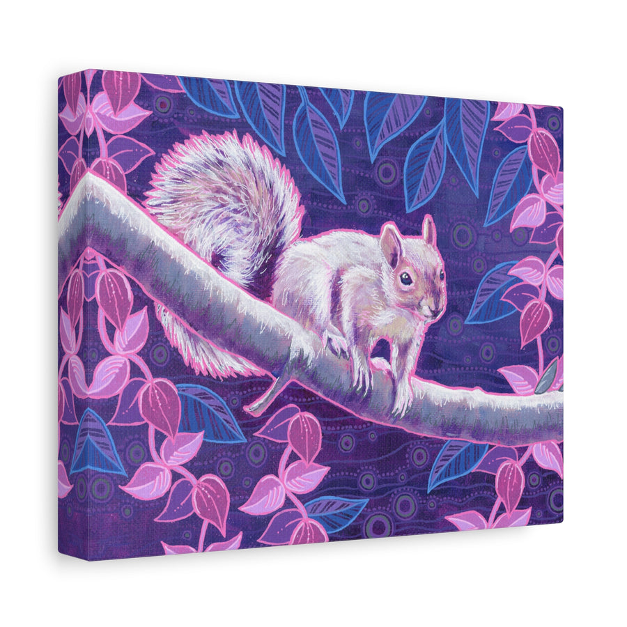 Shy Squirrel Canvas Print