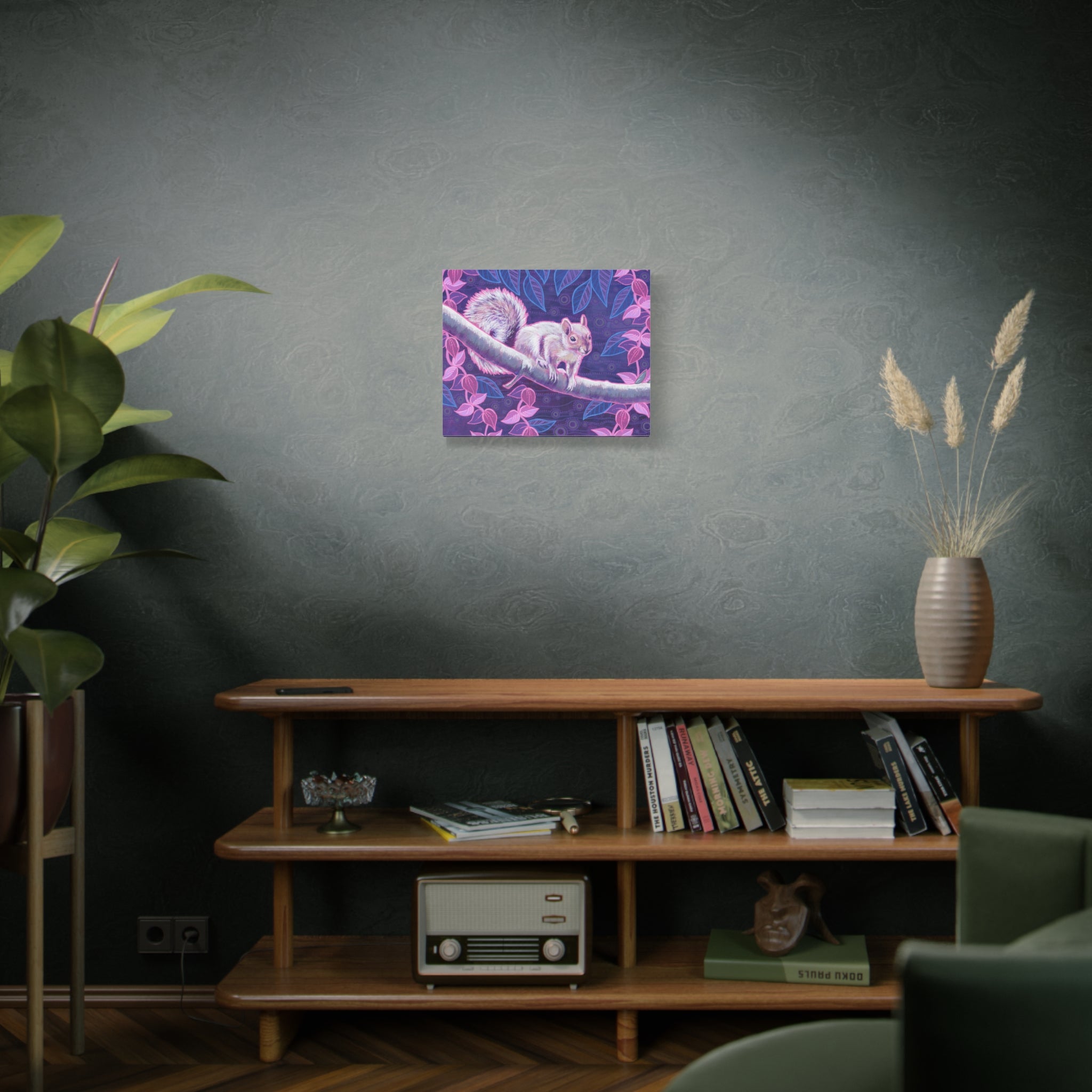 Shy Squirrel Canvas Print