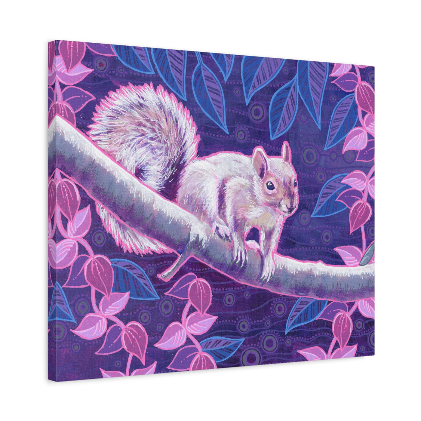 Shy Squirrel Canvas Print