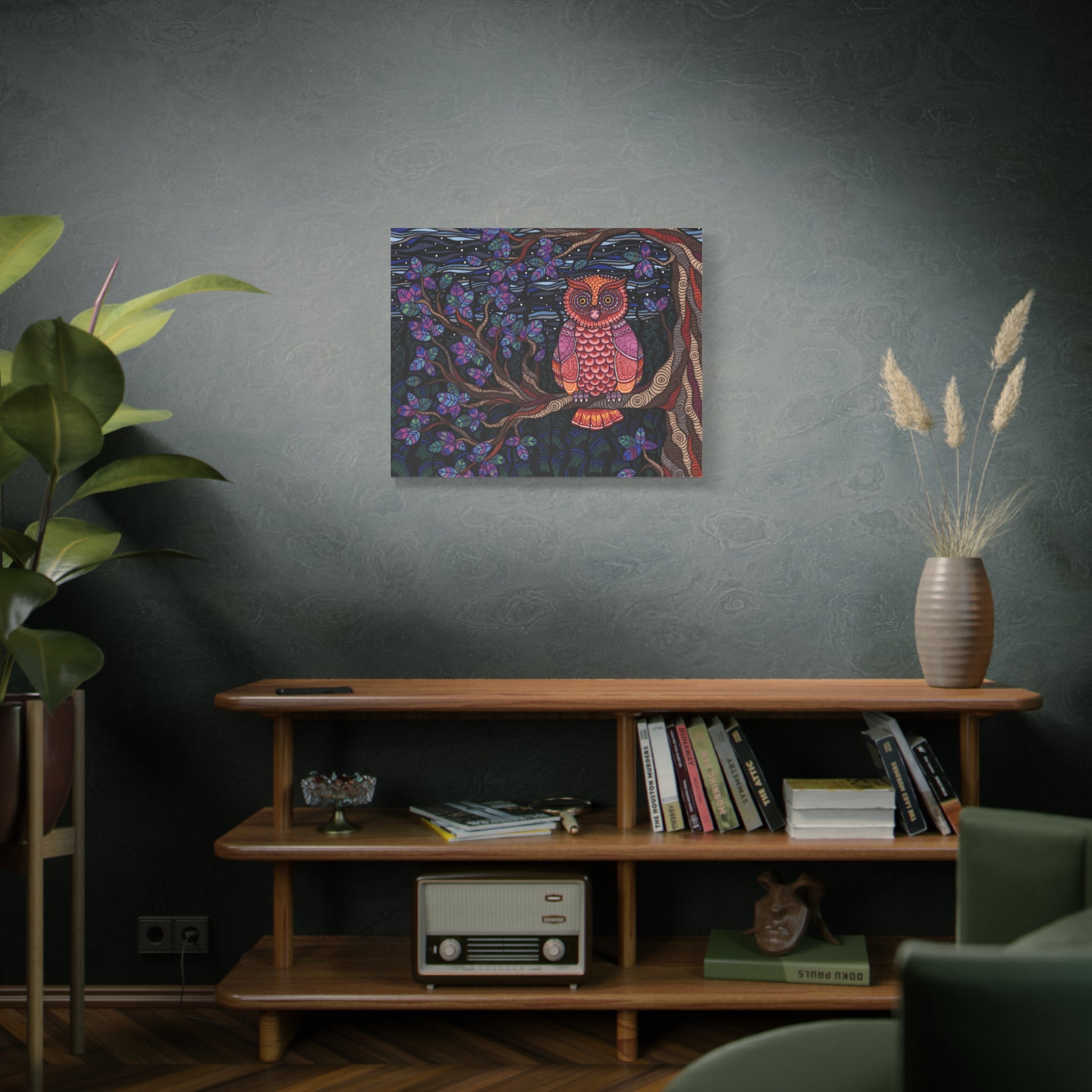 Owl Tree Canvas Print