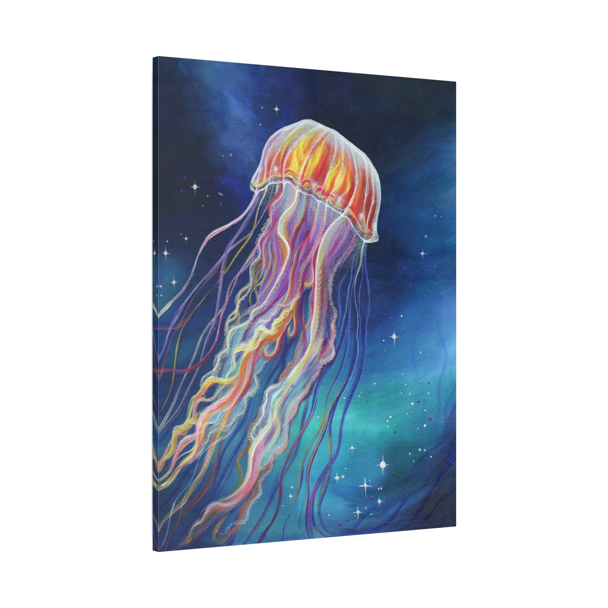 Ethereal Jellyfish Canvas Print