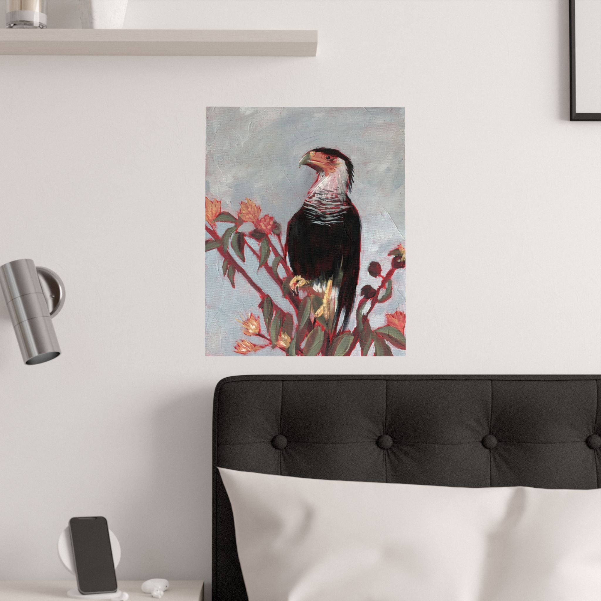 Crested Caracara Poster Print