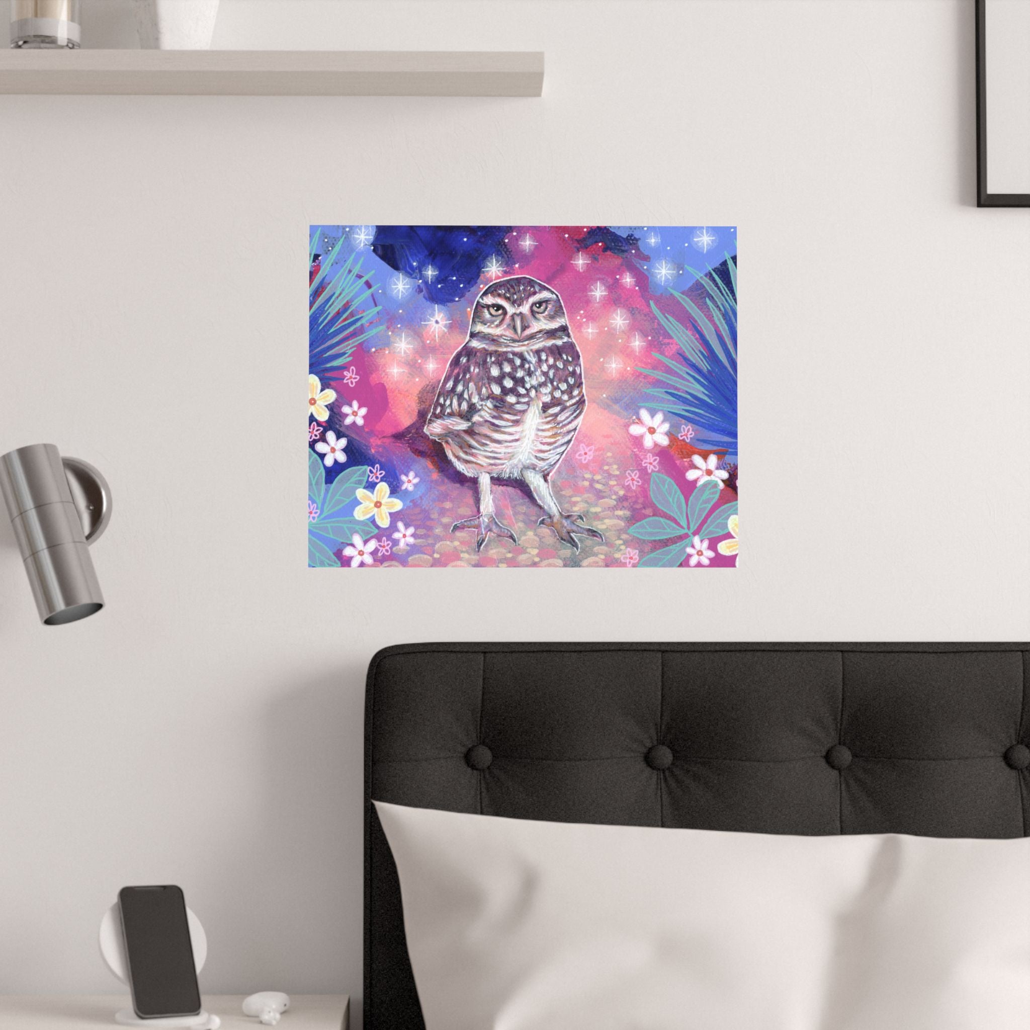 The Burrowing Owl Poster Print