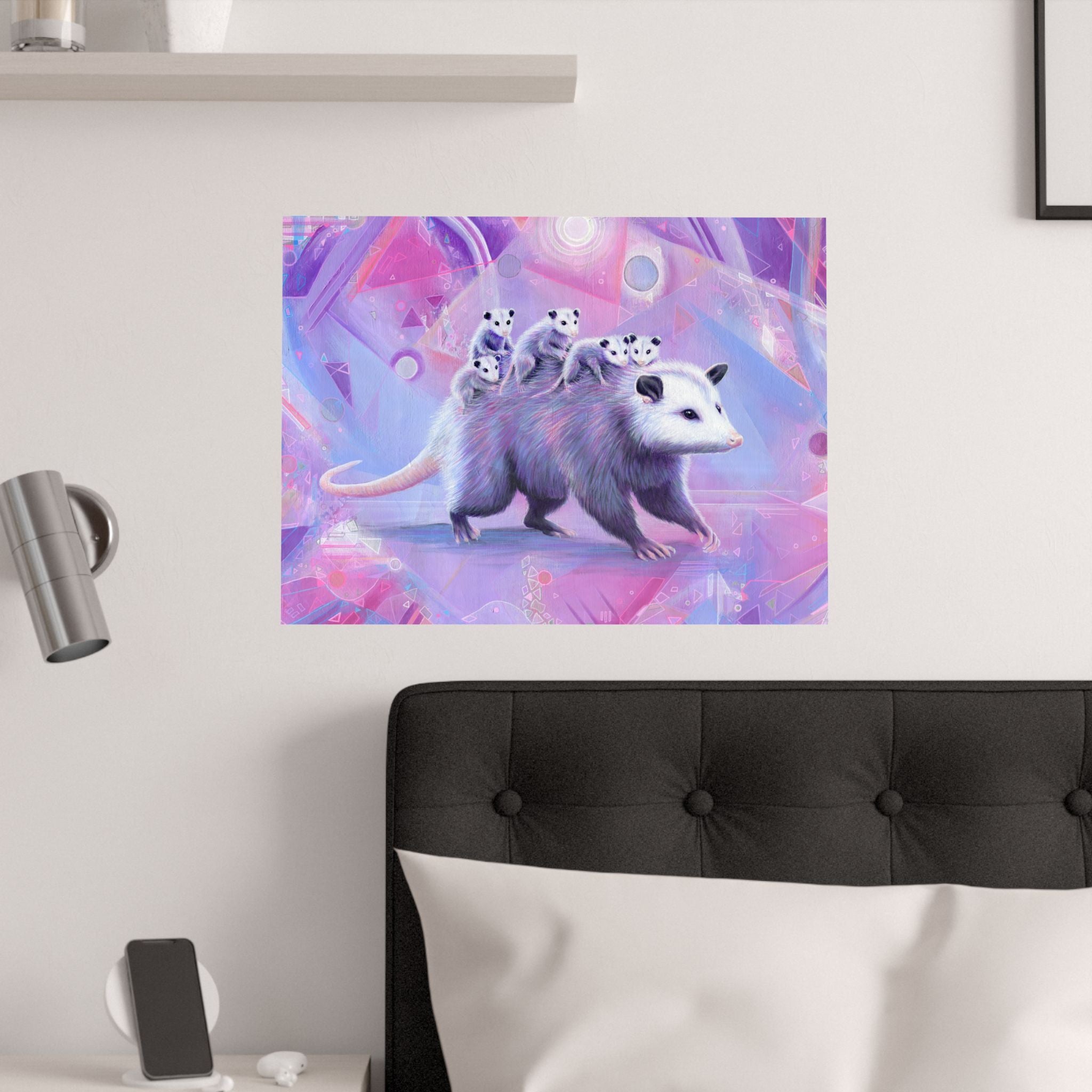 Mama Opossum Poster Print