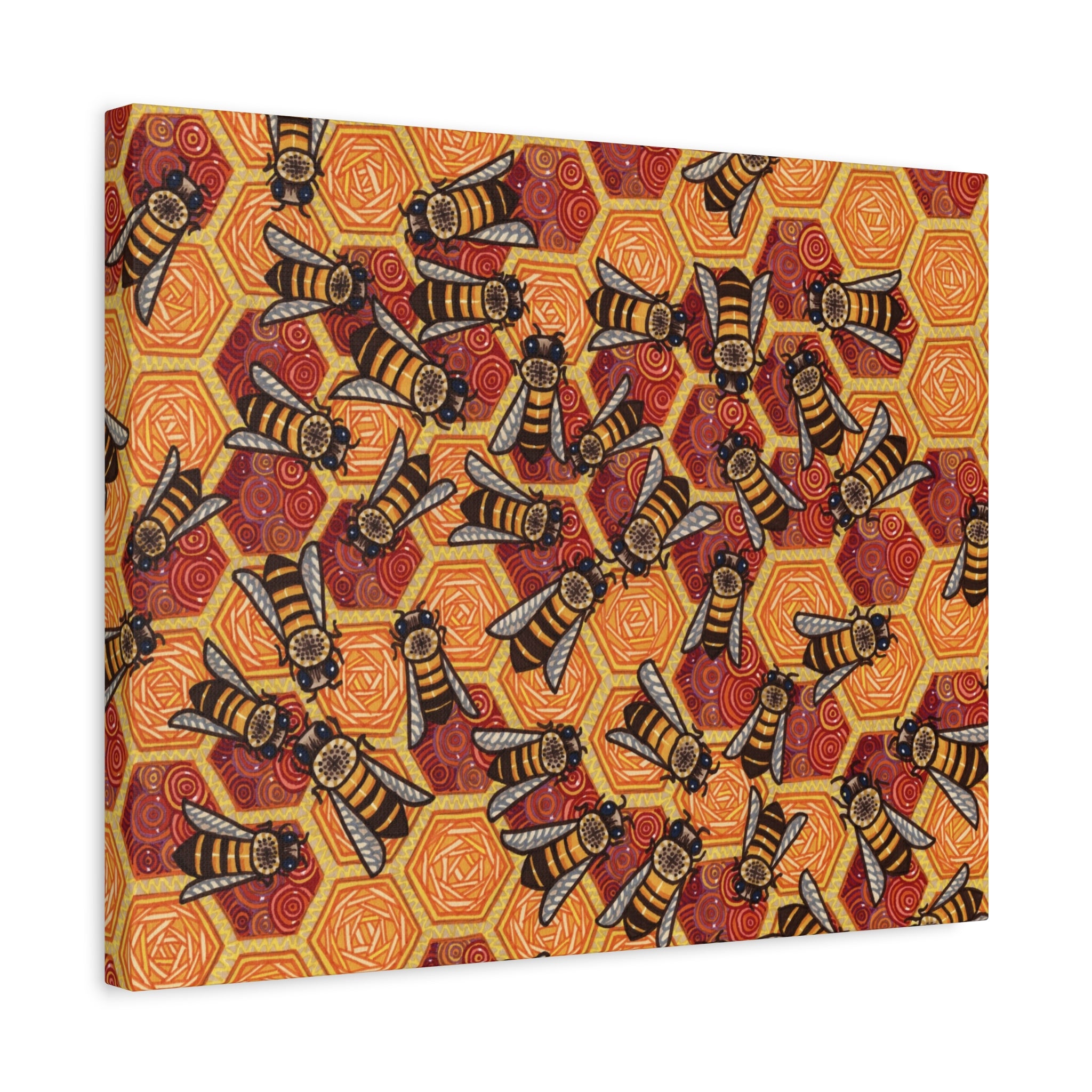 Honeycomb Harmony Canvas Print