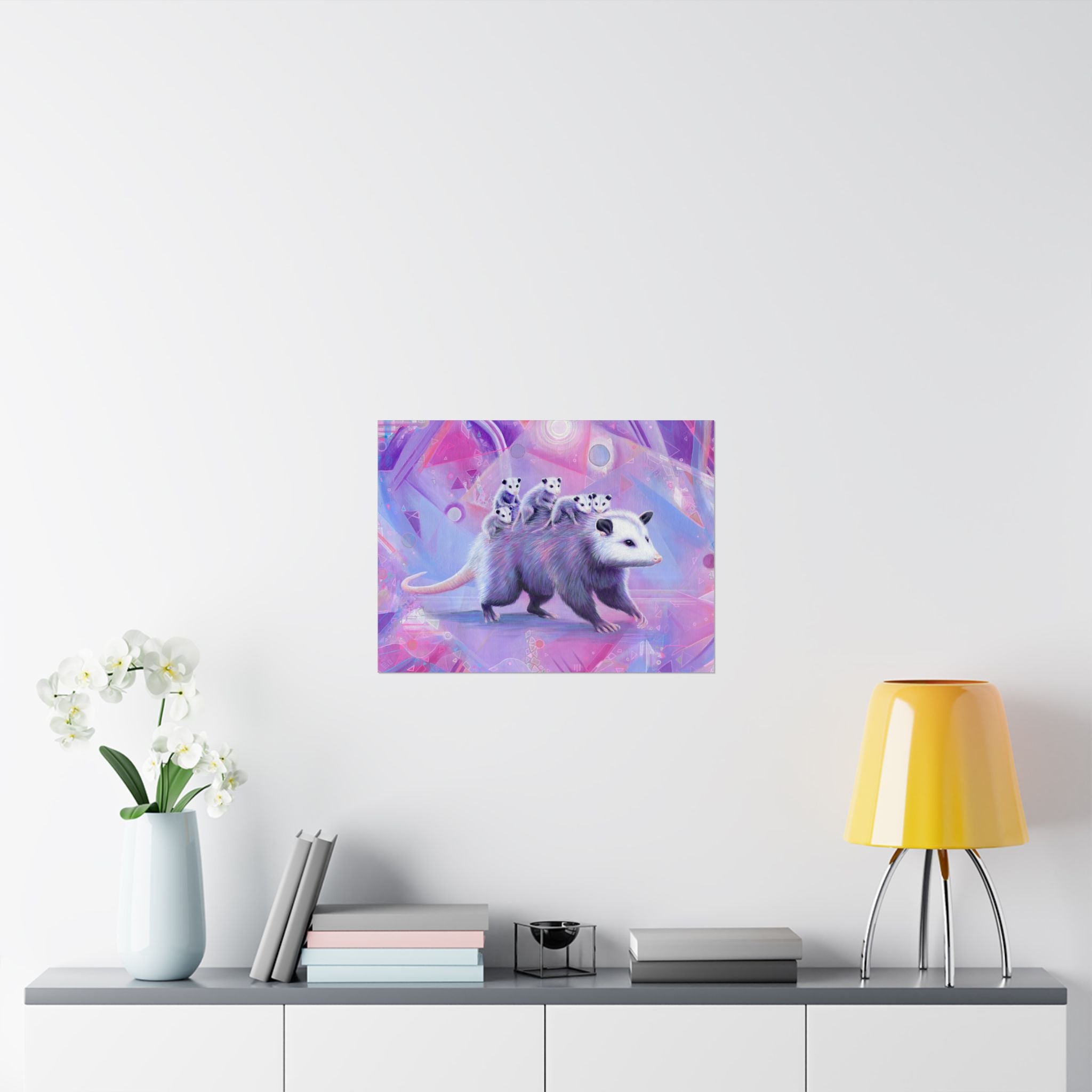 Mama Opossum Poster Print