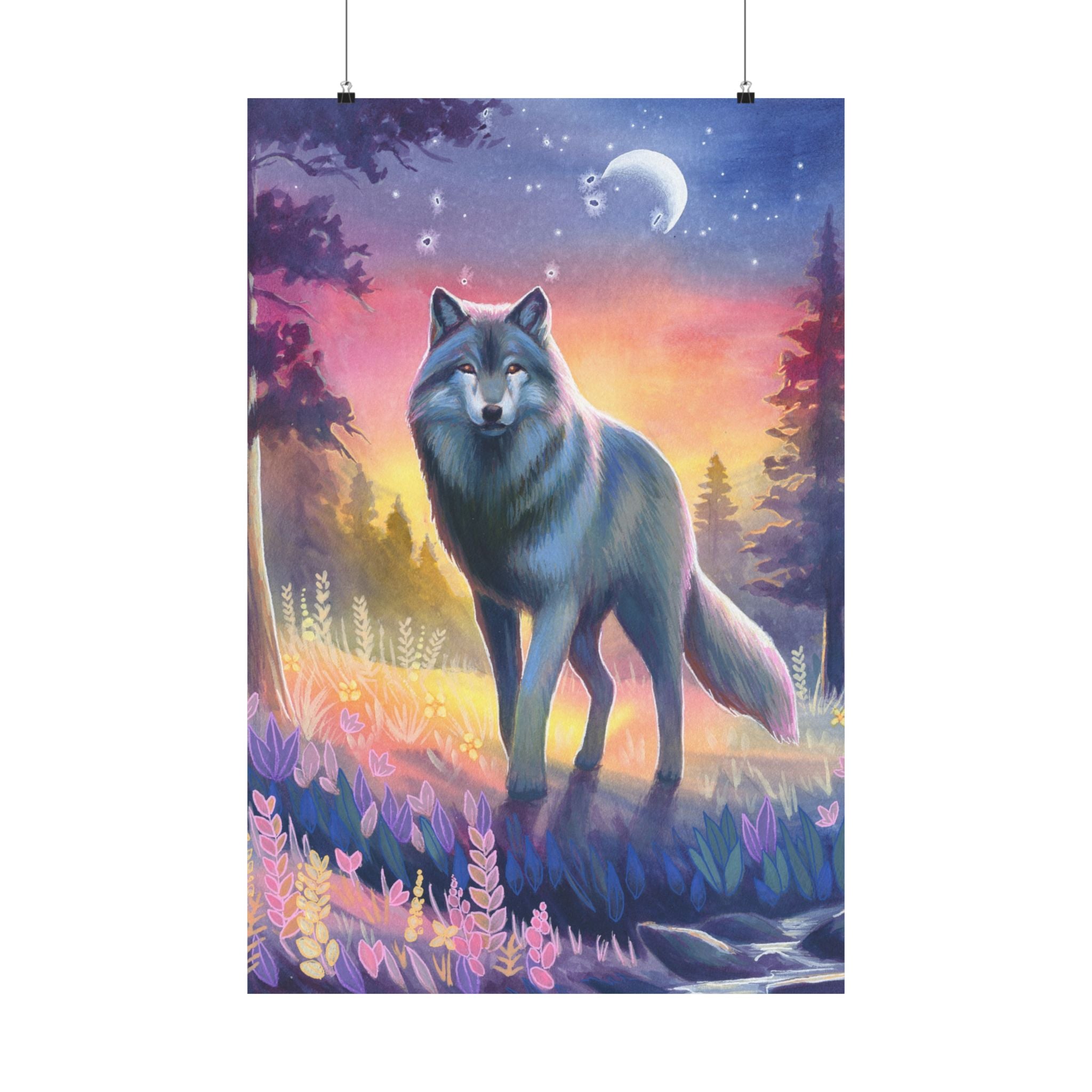 The Wolf Poster Print