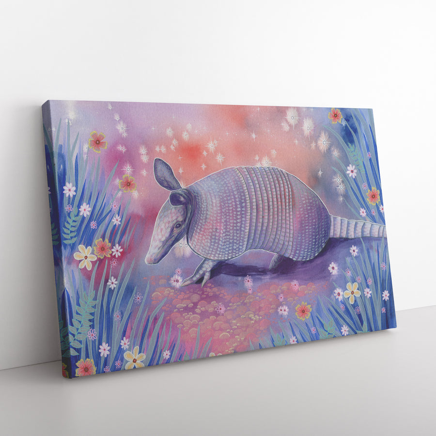 Canvas Armadillo Print