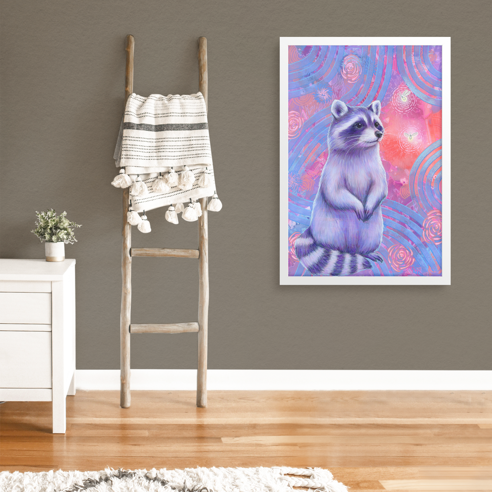 Curious_Raccoon_Framed_Print_FAP_V_Rectangle_Large_Lifestyle_Mockup.png