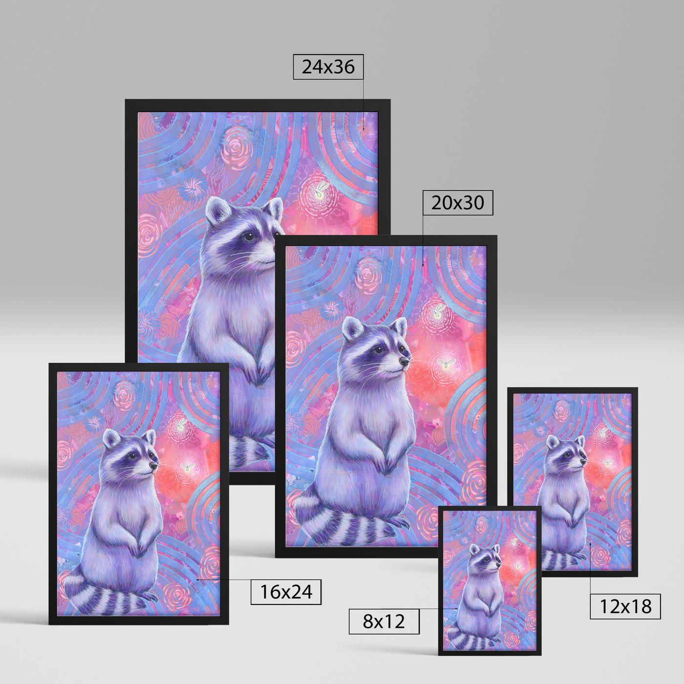 Curious_Raccoon_Framed_Print_FAP_V_Rectangle_Size_Options_Mockup.png