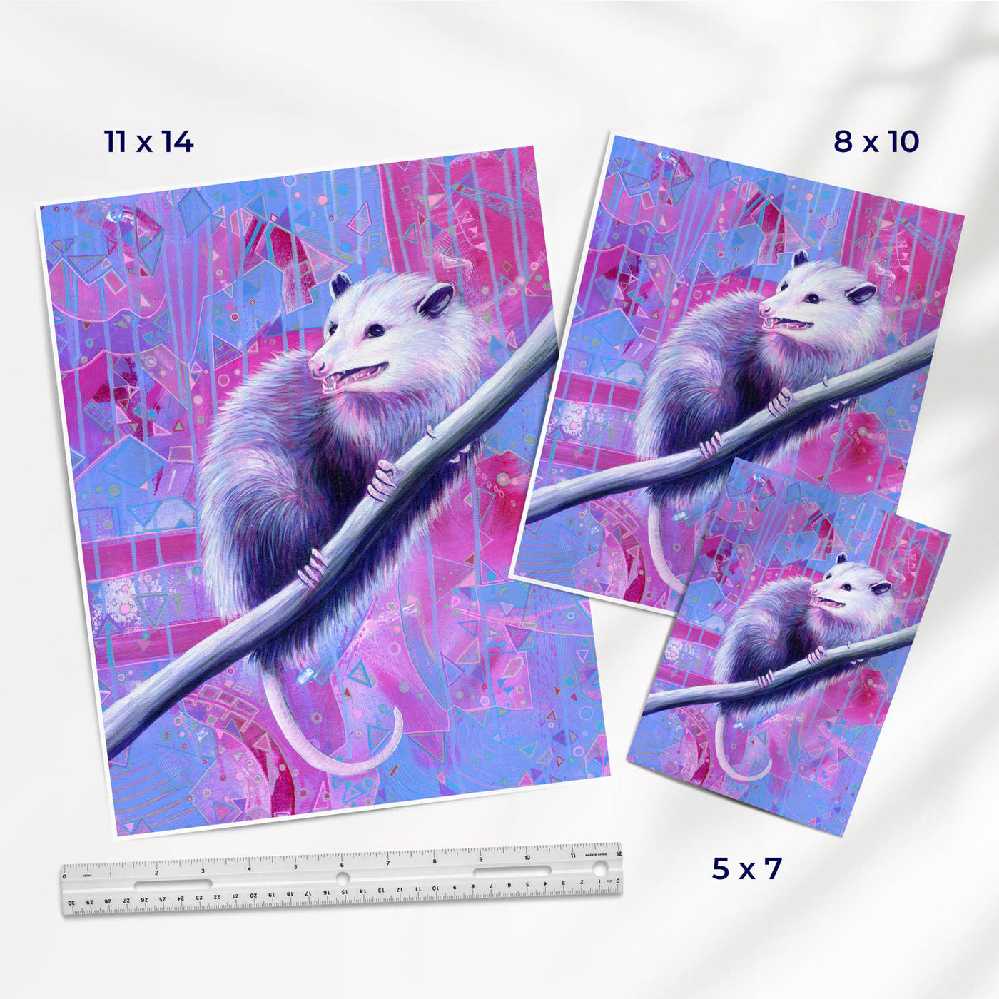 The Opossum (Trash Animals) - Fine Art Print