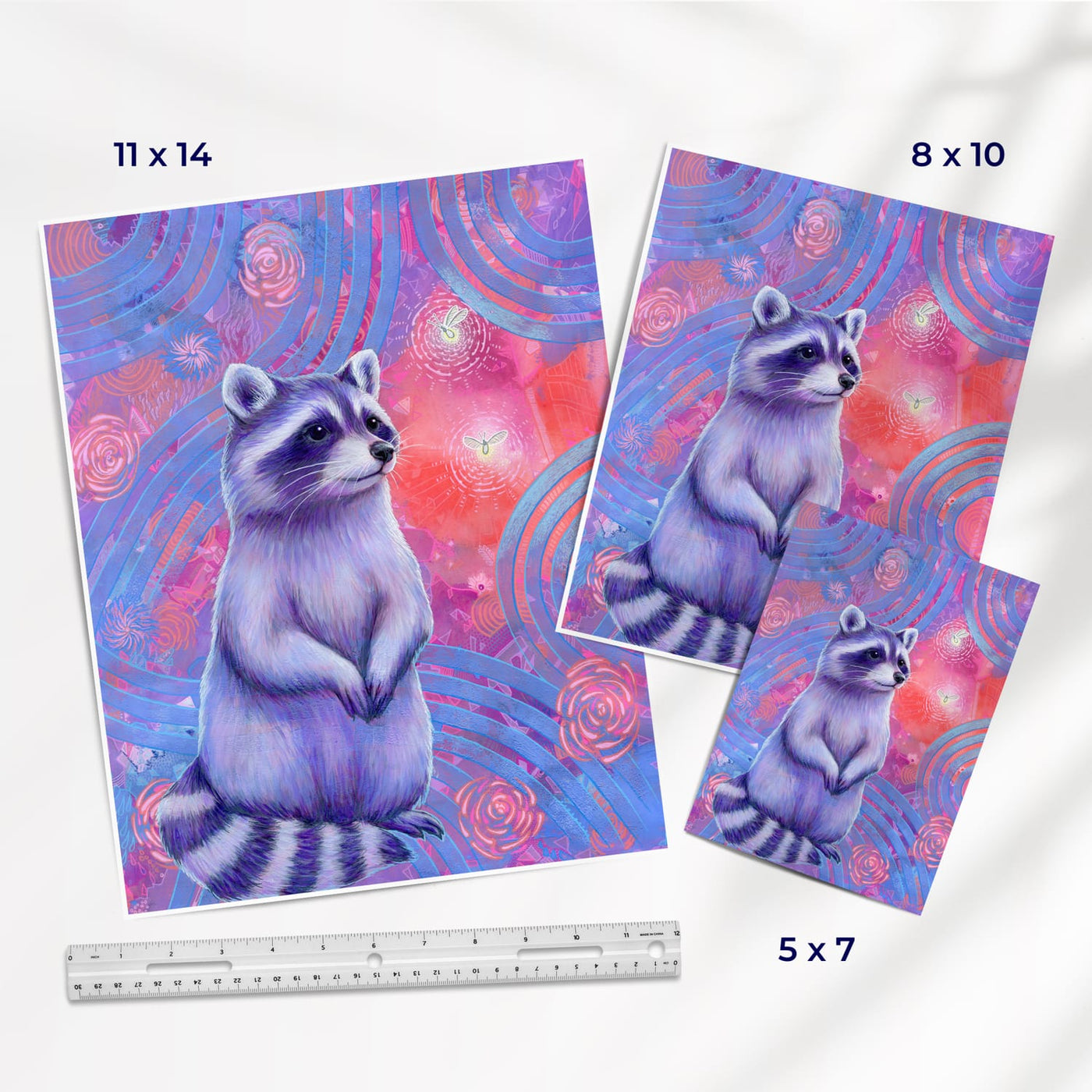 Curious Raccoon (Trash Animals) - Fine Art Print