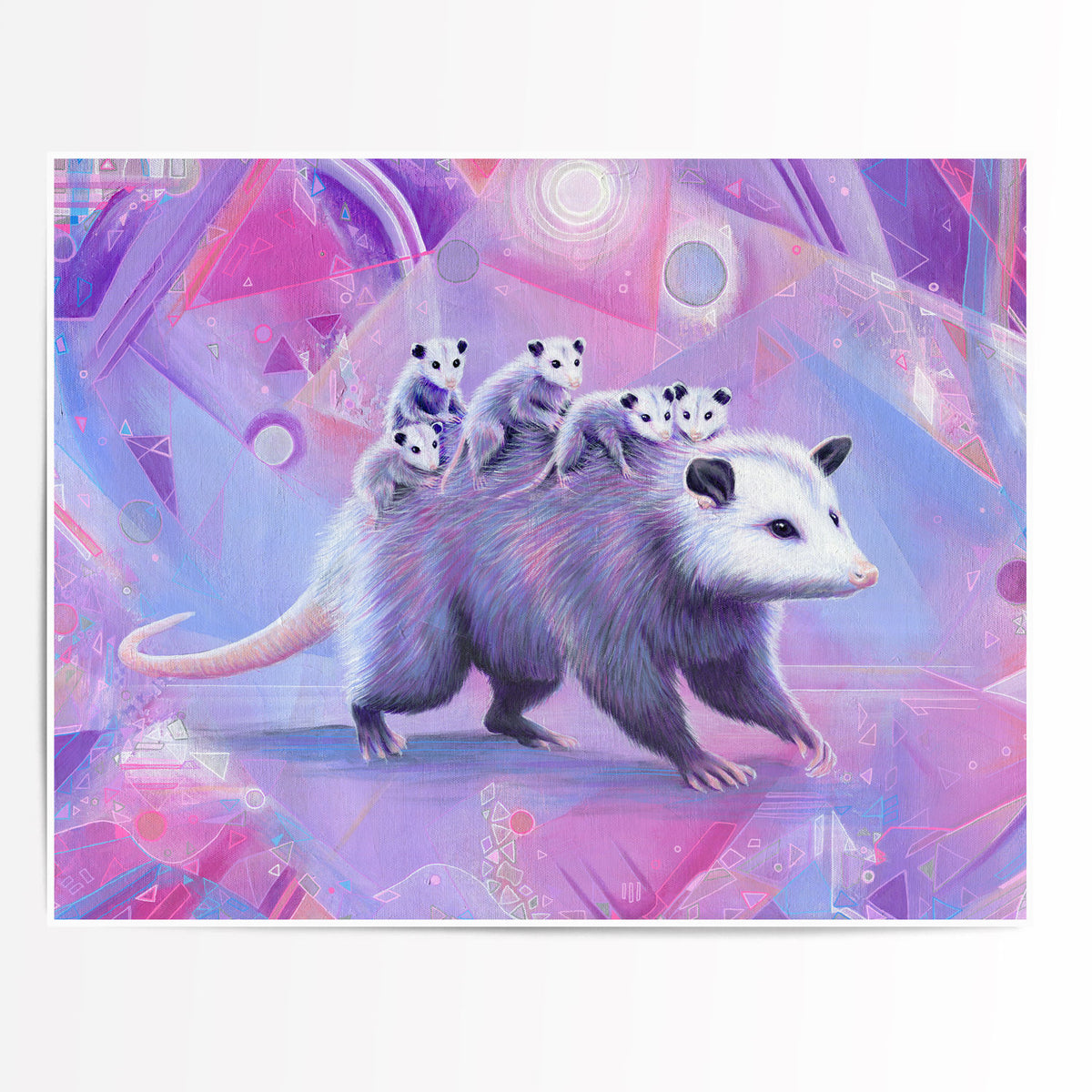 Mama Opossum (Trash Animals) - Fine Art Print