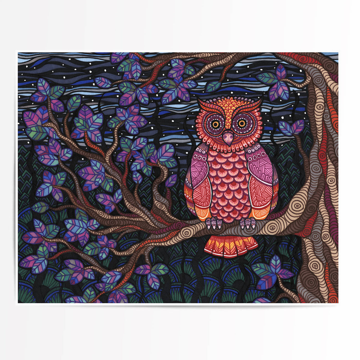 Owl Tree - Fine Art Print