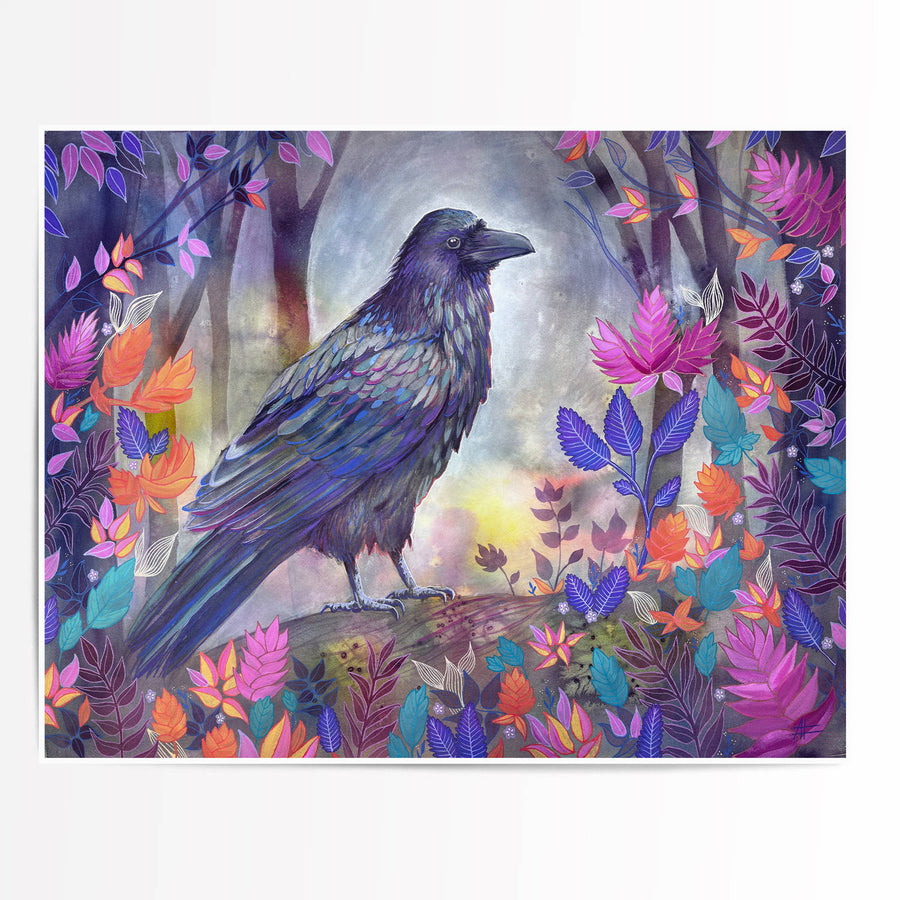 The Raven (Night Flight) - Fine Art Print