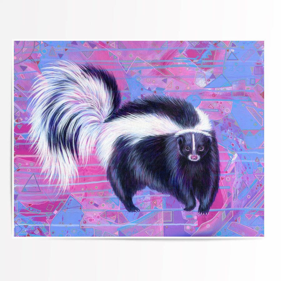 The Skunk (Trash Animals) - Fine Art Print