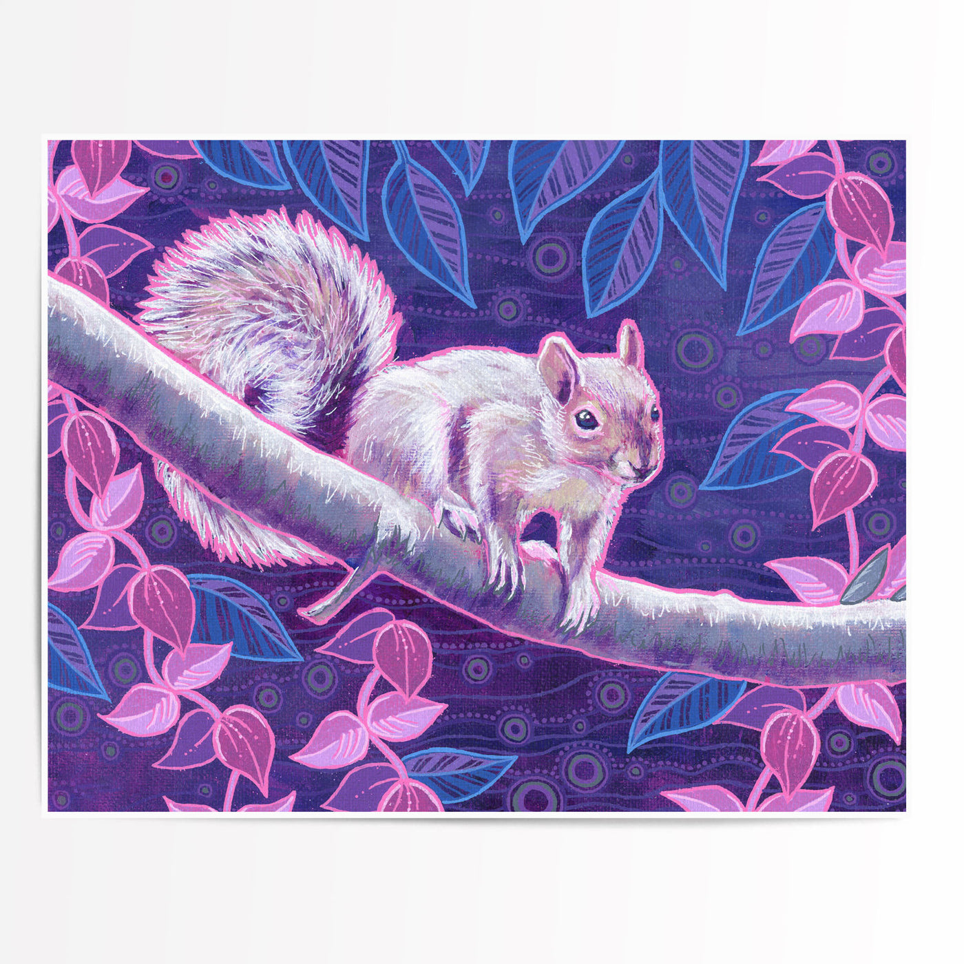 Shy Squirrel - Fine Art Print
