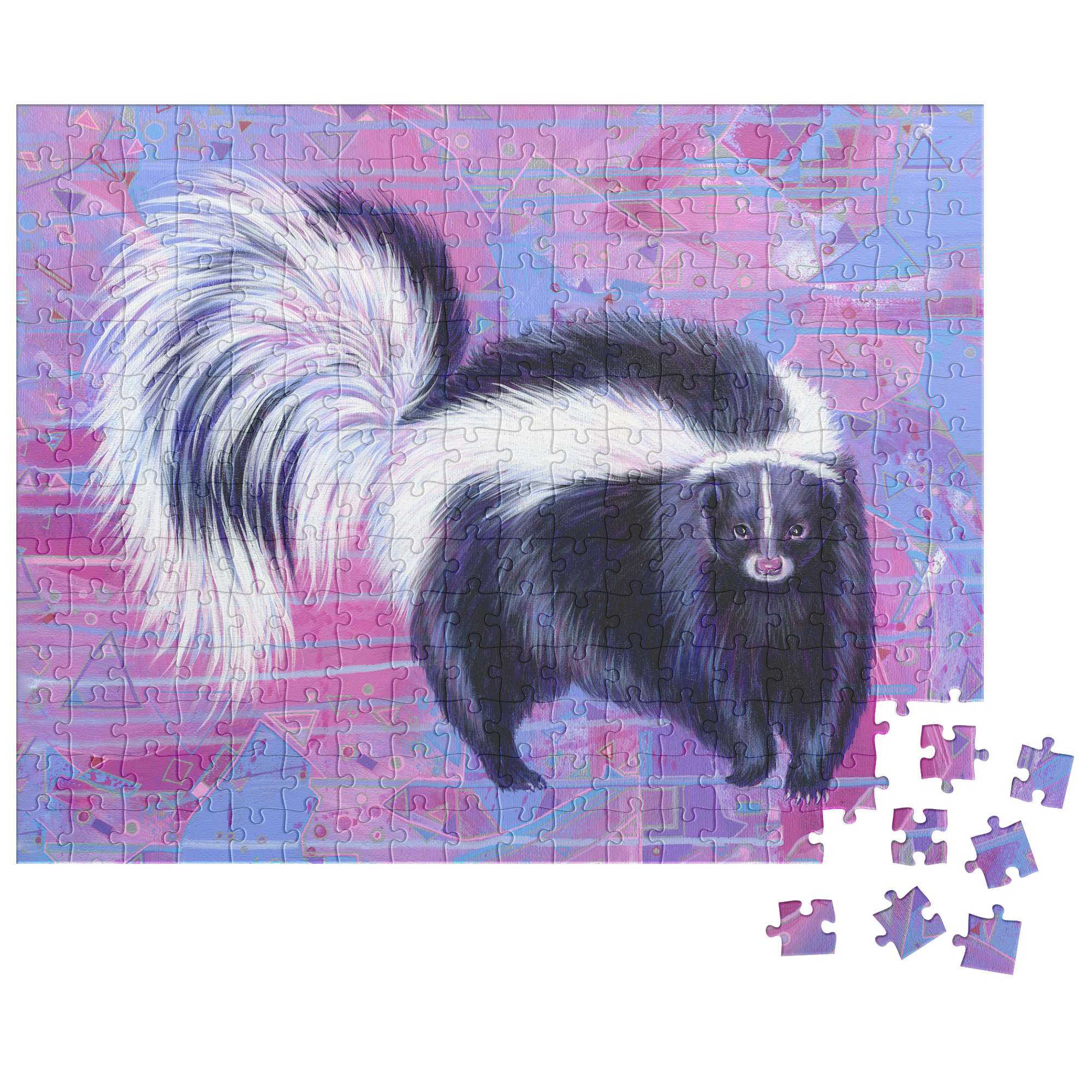 Skunk Puzzle · Art by Amanda Lanford